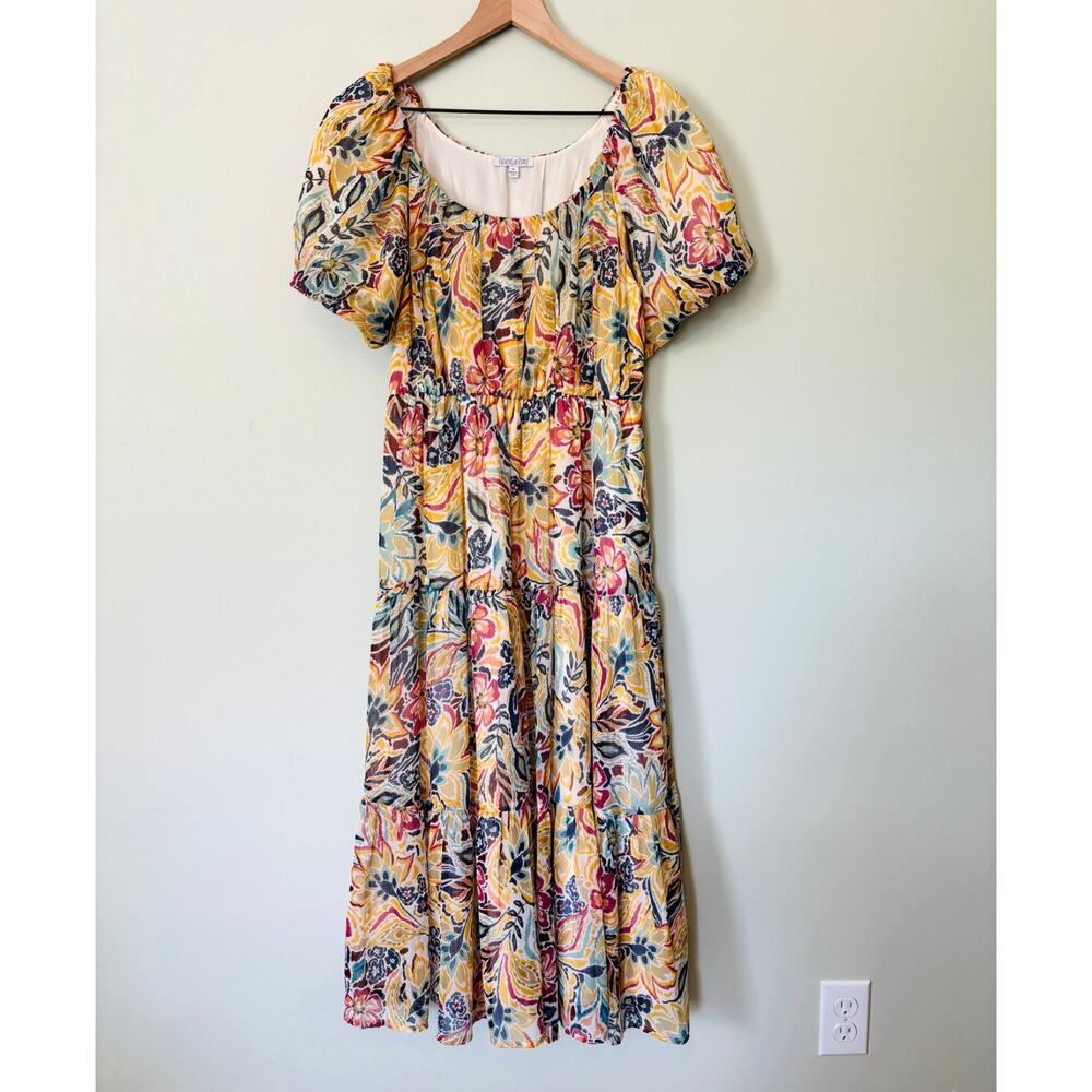 Patrons of Peace Floral Dress, Size Medium Cottage Feminine